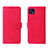 Leather Case Stands Flip Cover Holder L01Z for Motorola Moto G50 5G Hot Pink