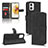 Leather Case Stands Flip Cover Holder L01Z for Motorola Moto G73 5G