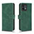 Leather Case Stands Flip Cover Holder L01Z for Motorola Moto X40 5G Green