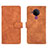 Leather Case Stands Flip Cover Holder L01Z for Nokia 5.4 Brown