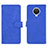 Leather Case Stands Flip Cover Holder L01Z for Nokia 6.3 Blue