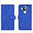Leather Case Stands Flip Cover Holder L01Z for Nokia 7.3 Blue