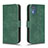 Leather Case Stands Flip Cover Holder L01Z for Nokia C02 Green