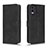 Leather Case Stands Flip Cover Holder L01Z for Nokia C22 Black