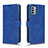 Leather Case Stands Flip Cover Holder L01Z for Nokia G22 Blue