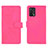 Leather Case Stands Flip Cover Holder L01Z for Oppo A74 4G Hot Pink