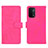 Leather Case Stands Flip Cover Holder L01Z for Oppo A93 5G Hot Pink