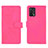 Leather Case Stands Flip Cover Holder L01Z for Oppo A95 4G Hot Pink