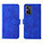 Leather Case Stands Flip Cover Holder L01Z for Oppo A96 4G Blue