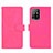 Leather Case Stands Flip Cover Holder L01Z for Oppo F19 Pro+ Plus 5G Hot Pink