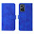 Leather Case Stands Flip Cover Holder L01Z for Oppo K10 4G Blue