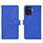 Leather Case Stands Flip Cover Holder L01Z for Oppo Reno5 Lite Blue