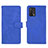 Leather Case Stands Flip Cover Holder L01Z for Oppo Reno6 Lite Blue