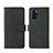 Leather Case Stands Flip Cover Holder L01Z for Oppo Reno6 Z 5G Black