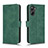 Leather Case Stands Flip Cover Holder L01Z for Realme 10 Pro 5G Green