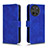 Leather Case Stands Flip Cover Holder L01Z for Realme 11 4G Blue