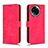 Leather Case Stands Flip Cover Holder L01Z for Realme 11X 5G Hot Pink