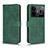 Leather Case Stands Flip Cover Holder L01Z for Realme GT5 5G Green