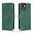 Leather Case Stands Flip Cover Holder L01Z for Realme Narzo 50i Prime Green