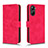 Leather Case Stands Flip Cover Holder L01Z for Realme Q5x 5G Hot Pink