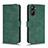 Leather Case Stands Flip Cover Holder L01Z for Realme V30 5G Green