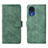 Leather Case Stands Flip Cover Holder L01Z for Samsung Galaxy A03 Core Green