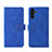 Leather Case Stands Flip Cover Holder L01Z for Samsung Galaxy A04s Blue