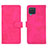 Leather Case Stands Flip Cover Holder L01Z for Samsung Galaxy A12 5G Hot Pink