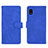 Leather Case Stands Flip Cover Holder L01Z for Samsung Galaxy A21 SC-42A Blue