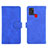 Leather Case Stands Flip Cover Holder L01Z for Samsung Galaxy A21s Blue