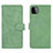 Leather Case Stands Flip Cover Holder L01Z for Samsung Galaxy A22 5G Green