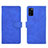 Leather Case Stands Flip Cover Holder L01Z for Samsung Galaxy A41 Blue