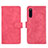 Leather Case Stands Flip Cover Holder L01Z for Samsung Galaxy A41 SC-41A Hot Pink