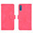 Leather Case Stands Flip Cover Holder L01Z for Samsung Galaxy A7 (2018) A750 Hot Pink