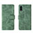 Leather Case Stands Flip Cover Holder L01Z for Samsung Galaxy M02 Green