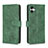 Leather Case Stands Flip Cover Holder L01Z for Samsung Galaxy M04 Green