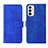 Leather Case Stands Flip Cover Holder L01Z for Samsung Galaxy M23 5G Blue