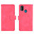 Leather Case Stands Flip Cover Holder L01Z for Samsung Galaxy M30s Hot Pink