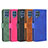 Leather Case Stands Flip Cover Holder L01Z for Samsung Galaxy M32 4G