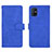 Leather Case Stands Flip Cover Holder L01Z for Samsung Galaxy M51 Blue