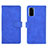Leather Case Stands Flip Cover Holder L01Z for Samsung Galaxy S20 Lite 5G Blue