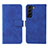 Leather Case Stands Flip Cover Holder L01Z for Samsung Galaxy S21 5G Blue