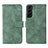 Leather Case Stands Flip Cover Holder L01Z for Samsung Galaxy S22 5G Green