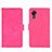 Leather Case Stands Flip Cover Holder L01Z for Samsung Galaxy XCover 5 SM-G525F Hot Pink