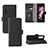 Leather Case Stands Flip Cover Holder L01Z for Samsung Galaxy Z Fold3 5G