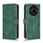 Leather Case Stands Flip Cover Holder L01Z for Sharp Aquos R8 Pro Green