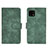 Leather Case Stands Flip Cover Holder L01Z for Sharp Aquos Sense4 Green