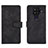 Leather Case Stands Flip Cover Holder L01Z for Sharp Aquos Sense4 Plus Black