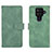 Leather Case Stands Flip Cover Holder L01Z for Sharp Aquos Sense4 Plus Green