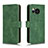 Leather Case Stands Flip Cover Holder L01Z for Sharp Aquos Sense8 Green